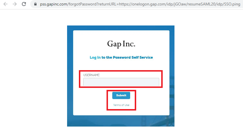 Gap Employee Portal