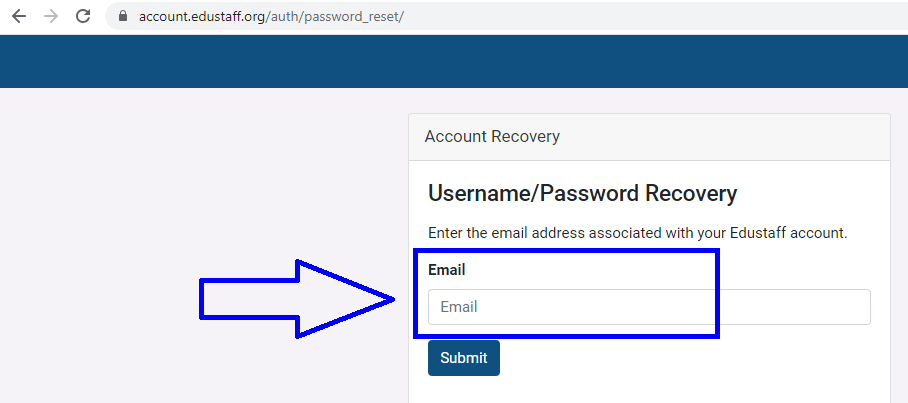 Edustaff Employee reset employee password 