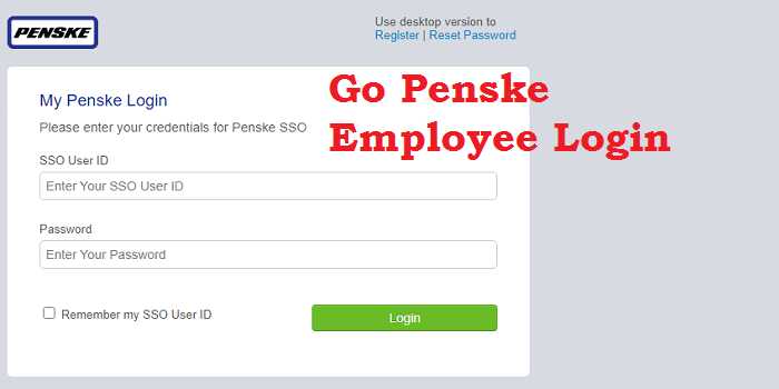Go Penske Employee Login