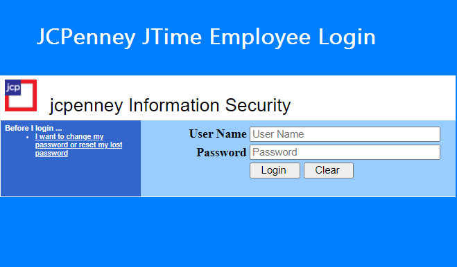 JCPenney JTime Employee Login
